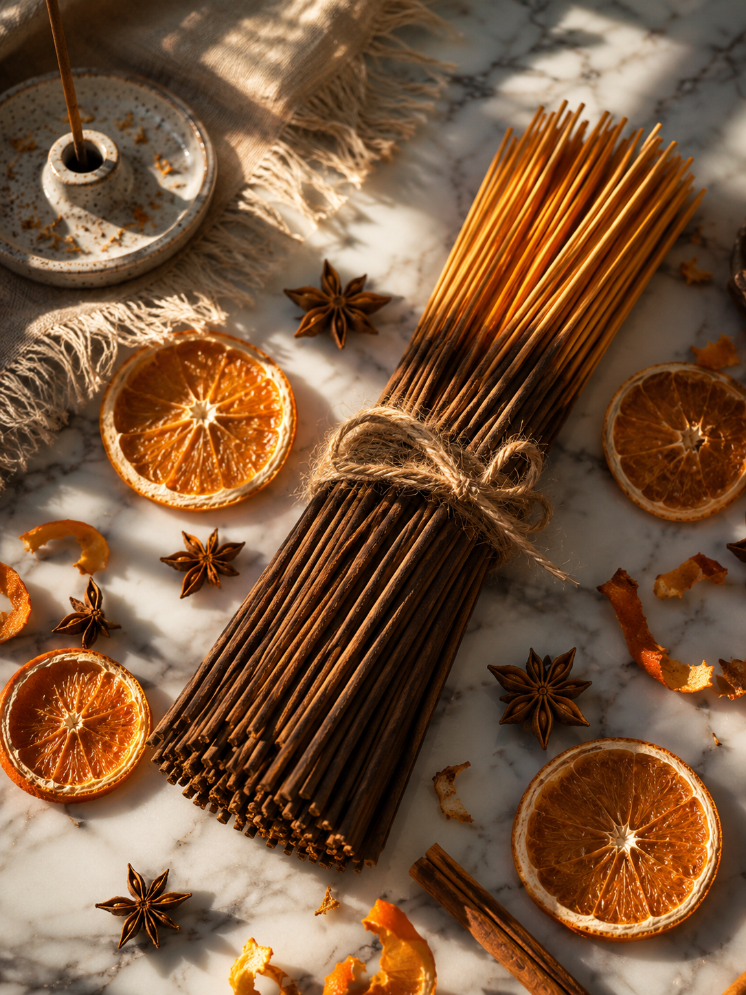 Casca de laranja com cravinho
