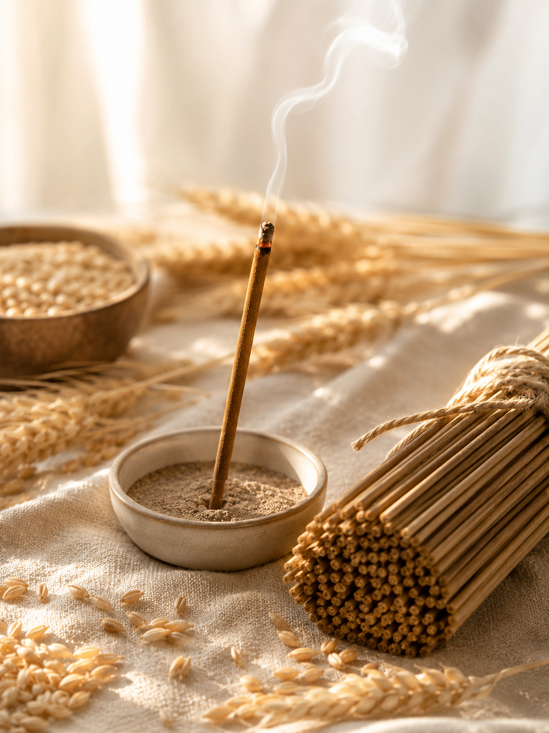 Arroz e trigo